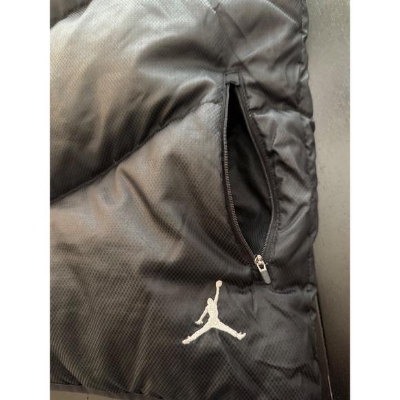 Nike Jordan XI Retro 11 Down‎ Puffer Vest Jacket Mens 3XL Black Outerwear RARE - Picture 4 of 14